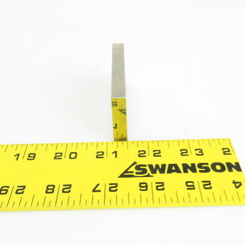 A.A. Jannson Checkmate 3" Steel Rectangular Gage Block 1-3/8" W x 0.351" Thick