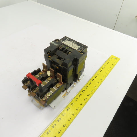 Square D Class 8536 SE0-1 Size 3 Motor Starter 600V AC 25-50HP 480V Coil