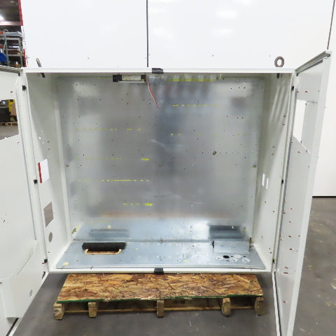47" x 55" x 15" Hinged Double Door Electrical Enclosure W/Backplate