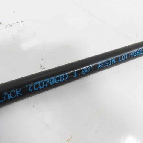 Rochling 1" Diameter Acetal CD7068 MG Black Rod 97"