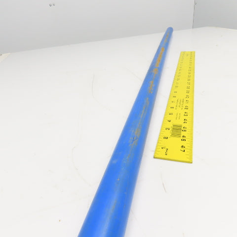 Rochling 1-1/2" Diameter Acetal Celcon Dark Blue Rod 49"