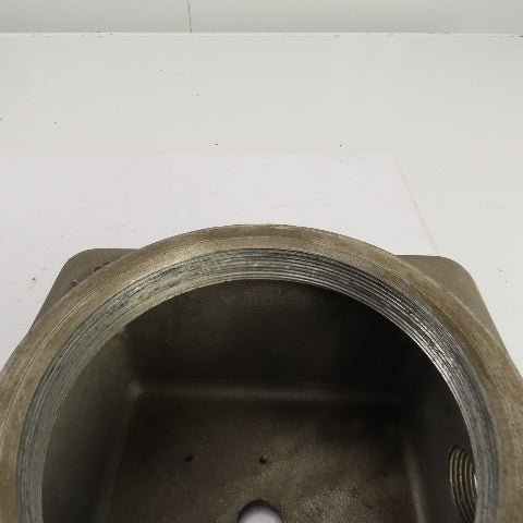 Adalet 7-1/2" x 6-1/2" Hazardous Locations Outlet Junction Box 1" & 3/4" NPT