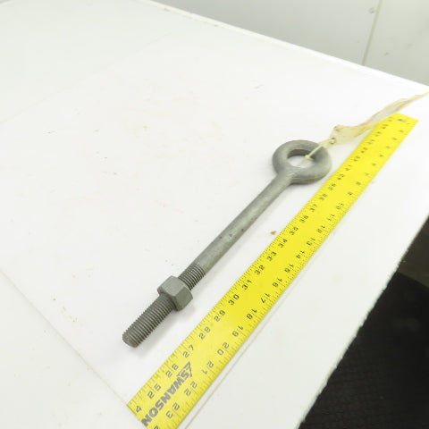 Crosby Forged Lifting Eye Bolt 7/8" x 12-1/4" L 1-3/4" Hole Diameter USA Made