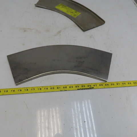 B-Line 808SS620-06-45HB12 SS Horizontal 45° 6" W Cable Tray Cover Lot of 2