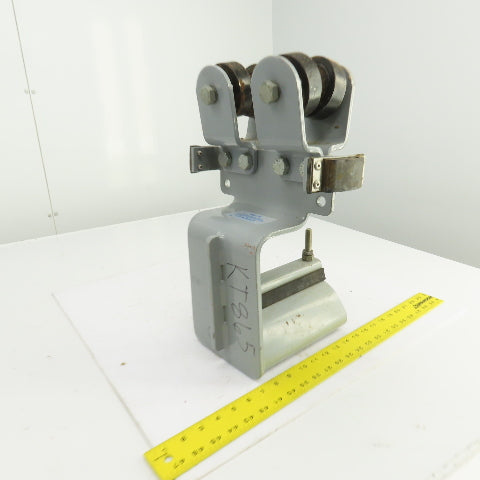 Bevva Container Crane Electric Wire Cable Car Festoon Trolley 4-Wheel