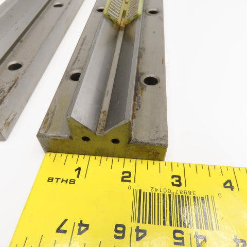 Union Tool 25mm x 1000mm V-Groove Glide Linear Slide Set Makino Wire EDM 2 pcs.