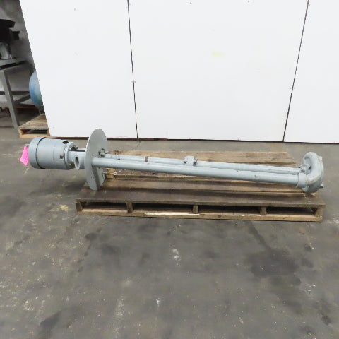 Well Pump Co. 159283 2HP 3" Vertical Ball Bearing Centrifugal Pump 70" Depth 3PH