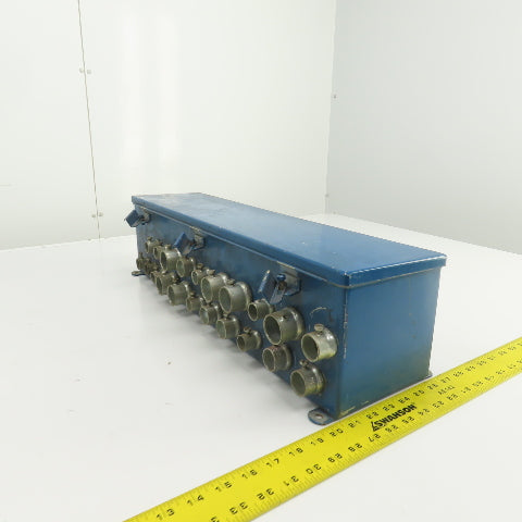 24" x 6" x 6" Steel Electrical Enclosure Junction Box W/Knockouts