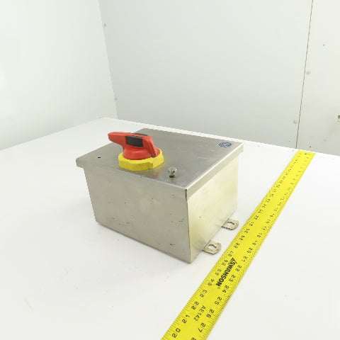 Allen Bradley 194R-CJ060P3 60A IEC Fused Disconnect Switch Stainless Enc. 4/4X