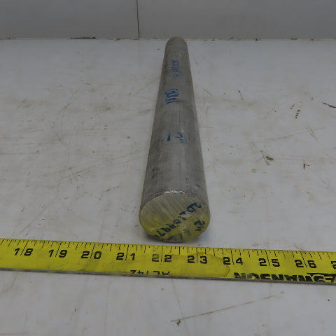 2" Diameter Aluminum Round Bar 6061 Plate T6511 Mill Stock 21"