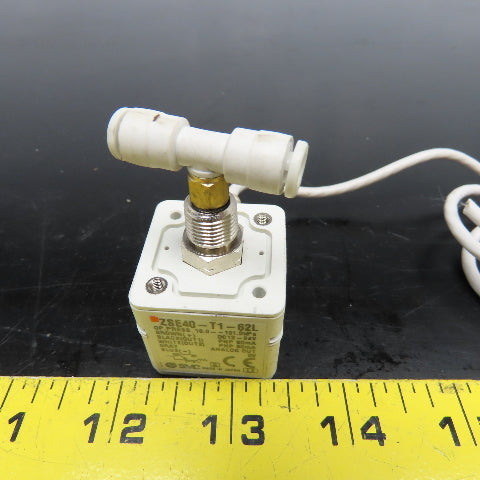 SMC ZSE40-T1-62L 10-101.3kPa Vacuum Pressure Switch 12-24VDC 1/8" Port 4mm