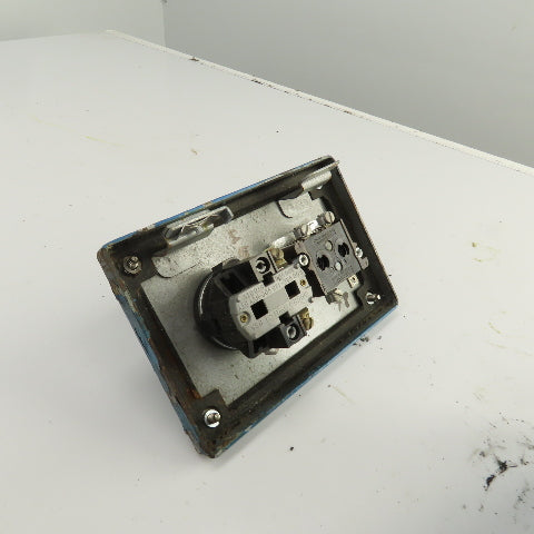 2-Button Remote Pendant Control Station 600V W/2 Momentary Contact Switches