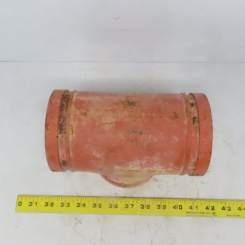 SPF ST1 4" Ductile Iron 4"x4"x4" Tee Fitting Pipe Grooved 114.3mm