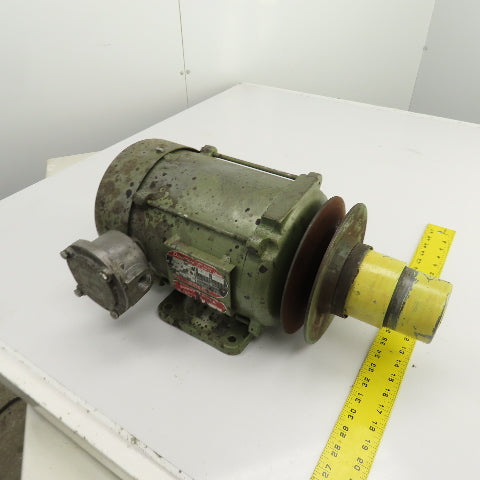 Dayton 3N180-C 1HP Hazardous Location Motor 1740RPM 3PH W/Variable Speed Pulley