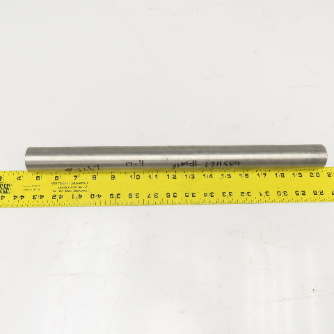 1-3/8" Diameter 17-4 Stainless Steel Non Heat Treated Round Bar Stock 15"