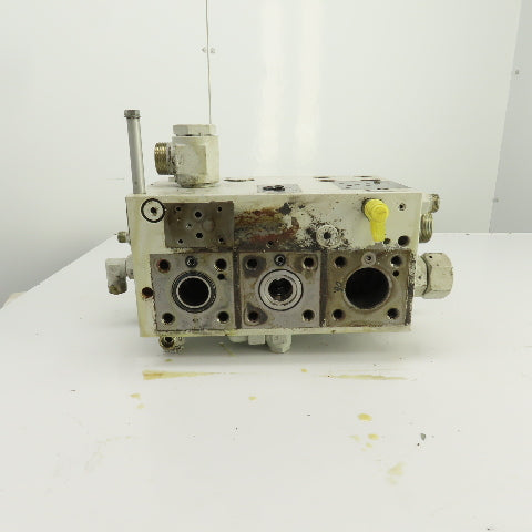 Krauss Maffei 8175757 213491 Hydraulic Multiport Valve Manifold Assembly