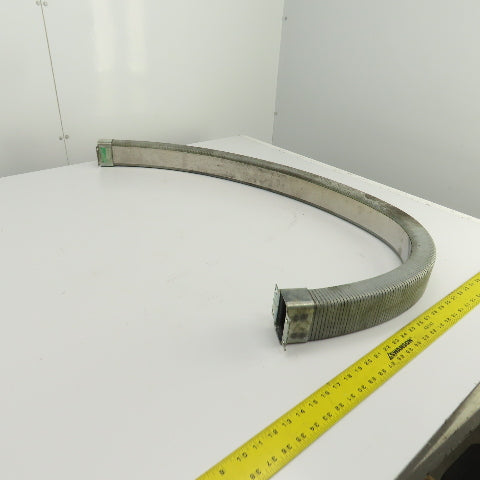 Gortrac 57" OAL Enclosed Cable Carrier Energy Chain 2-3/4" x 1-1/2" ID W/Anchors