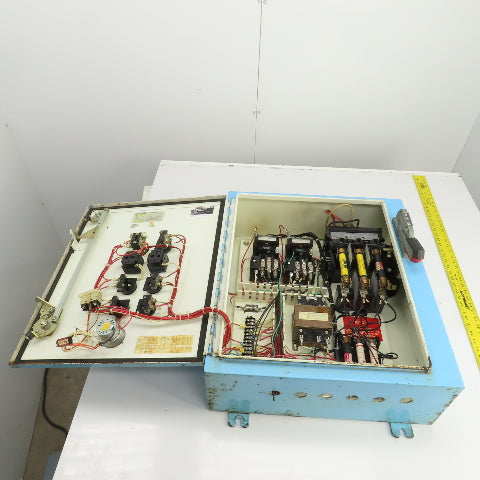 Size 00 9A Manual 2-Motor Starter Control Panel 0.5 To 2HP 115-600VAC Disconnect