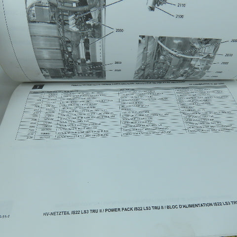 Huttinger Trumpf IS 22/13560 LS3 Spare Parts Catalogue