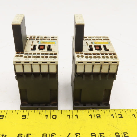 Siemens 3RT1016-2BB41 600V 20A 3Ph 7.5Hp Contactor Motor Starter Lot Of 2