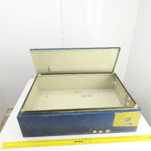 36" x 24-3/4" x 9" Aluminum Electrical Enclosure W/Backplate & Screw-On Top
