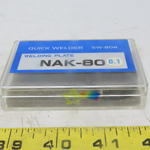 Engis Quick Welder SW-808 Micro welding Plate Nak-80 0.1