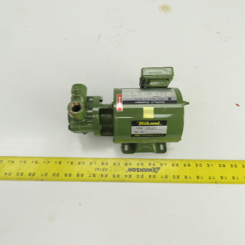 Nikuni 15KLDOI 0.1kW Turbine Pump 200/220V 3PH 3420RPM 1/2" NPT