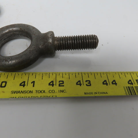 Ken 7-8 5/8-11 x 2" Shoulder Style HD Forged Lifting Eye Bolt Lot of 3