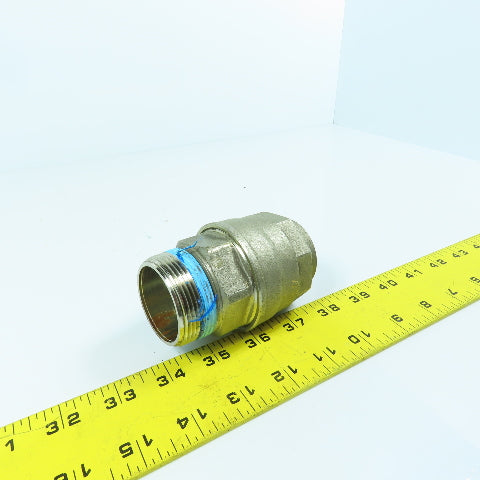 1-1/2" x 1-1/2" Compression Brass Coupling Female x Male
