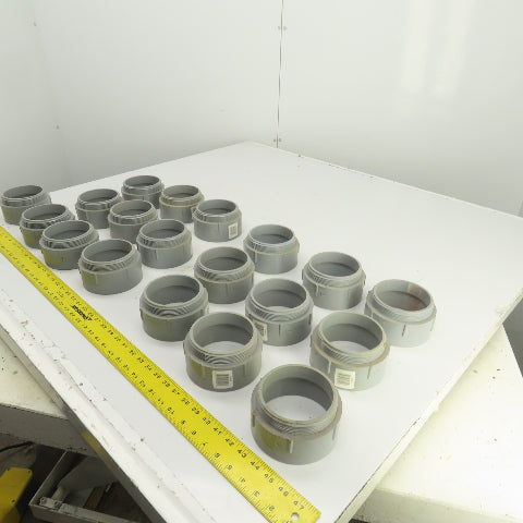 Carlon E943N 4" Threaded Male x Slip PVC Terminal Adapter Lot Of 19