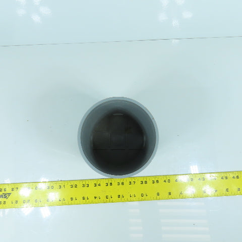 Carlon E971FB 5" PVC Round Floor Box 4-Way 6" Depth 3/4" & 1" Outlets