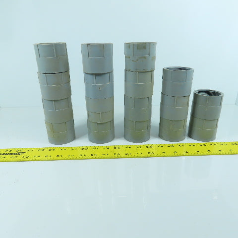 Carlon E942J 2" PVC Threaded Female x Slip Conduit Adapter Coupling Lot Of 21