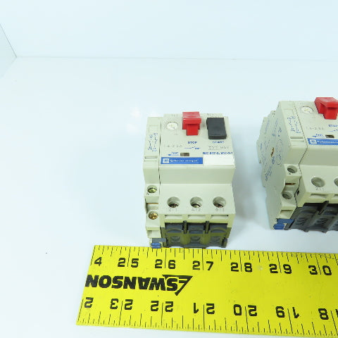 Telemecanique GV2-M07 Motor Protector Circuit Breaker 1.6-2.5A Trip 1.5HP Lot/7