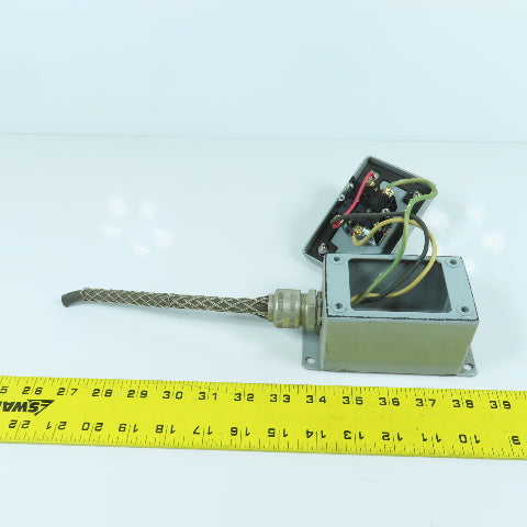 600V Forward & Reverse Operator Switch Control Pendant W/ Enclosure