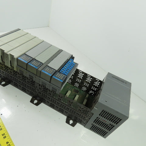 Allen Bradley SLC 500 Power Supply 10 Slot Chassis Rack Ser C