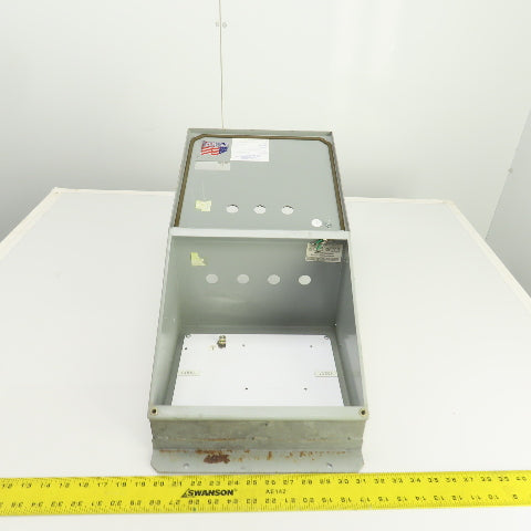 Saginaw Type 12 Slanted Front 10-3/4" x 12" x 8" Deep Operator Enclosure