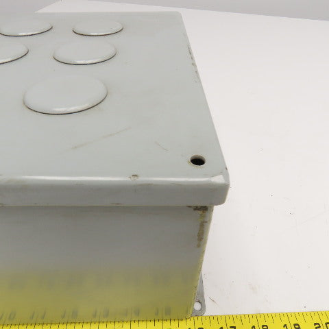 Hoffman E9PBY25 11" x 10" x 6" Push Button Enclosure Electrical Cabinet