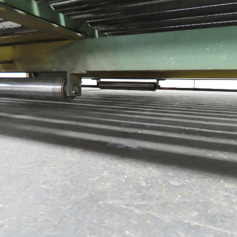 75-1/2" x 60" L Gravity Or Power Roll Pallet Conveyor 70-1/2"BF Slave Driven