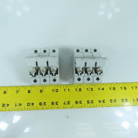 Cooper Bussmann CHCC 30A 600V Fuse Holder 3-Pole Lot Of 2