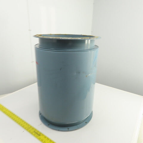 16" Flanged Inline Dust Collector Ductwork Sound Dampener Flange OD 19" (Dented