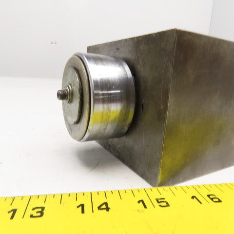 Block Mount Eccentric Roller Cam 3/4" Roller Approx 2-1/2" Orbit 3/4" Shaft