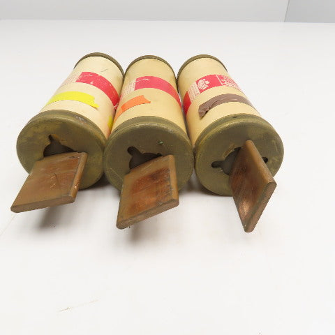 Bussmann RES 400 Super-Lag 400A 600V Renewable Fuse Lot Of 3