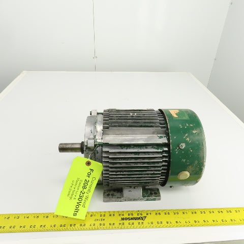 General Electric 5HP AC Electric Motor 1755RPM 230/460V 3PH 184TZ Frame