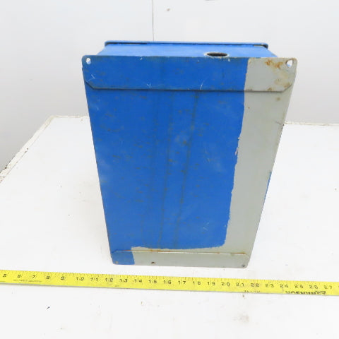 Hoffman E-12PBY25 13.5x10x6 Hinged Door Electrical Enclosure Cabinet W/Backplate