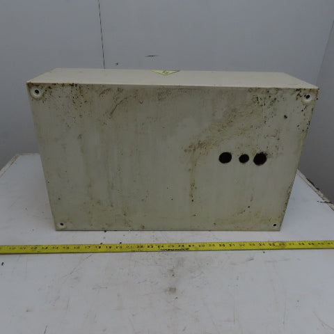 Rittal AE 1039 15x23.5x7.5 Hinged Door Electrical Enclosure Cabinet W/Backplate