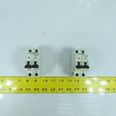 Moeller FAZ-S2/2 2-Pole Circuit Breaker 50/60HZ 415V Lot Of 2