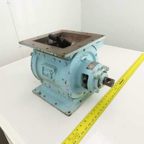 Colt-on A-108-1065 Rotary Airlock Feeder Valve 8" x 8" Intake 1-7/16" Shaft