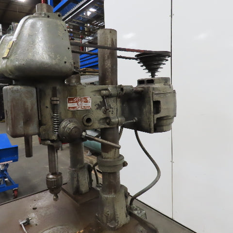 Cincinnati Royal 18 2 Head Spindle Gang Drill Press 5" Stroke 28" x 23" Table