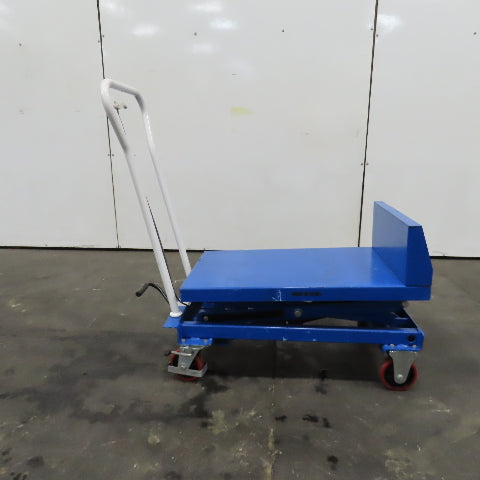 Nu-Lift BL15 Mobile Manual Carton Tilting Lift Table 150KG 330LB 15"-36" H