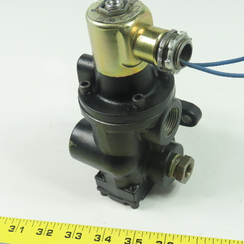 Norgren F1024B-C1 4/2 Pneumatic Poppet Solenoid Valve 120V 60Hz 150PSI